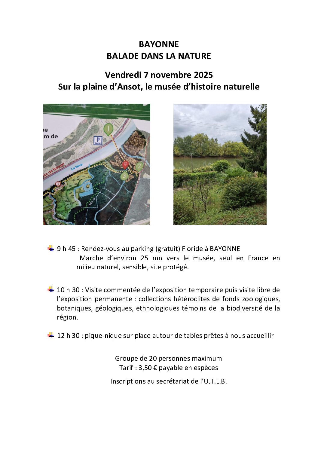Sortie Bayonne