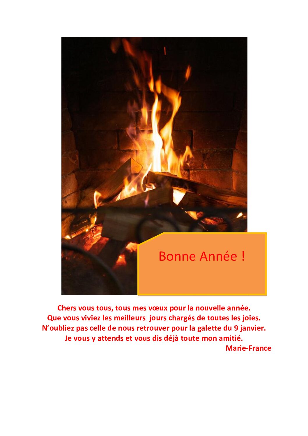 Bonne année