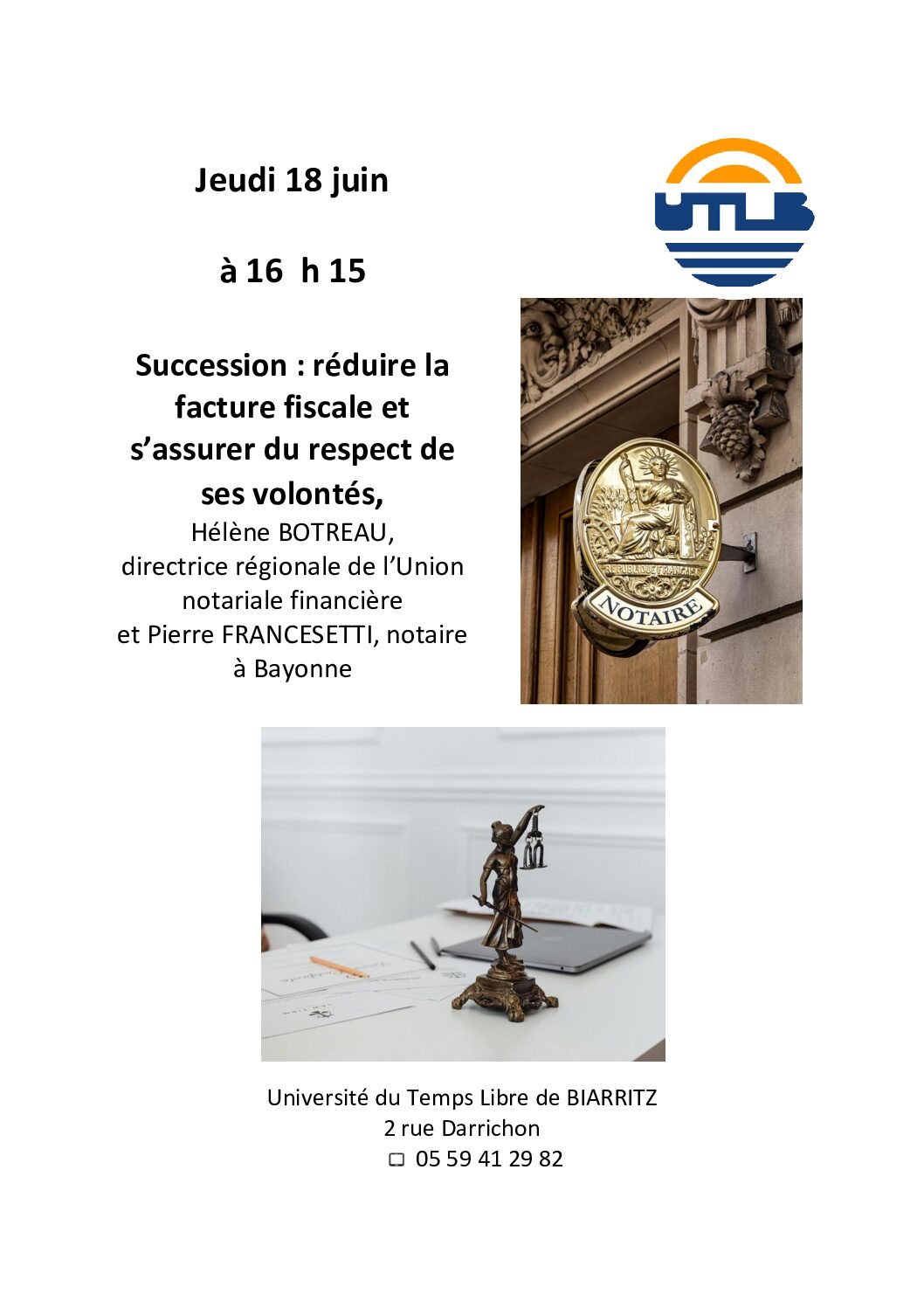 Rappel Conférence du 18 juin