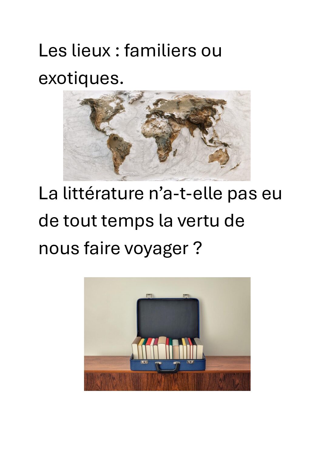 cours de littérature